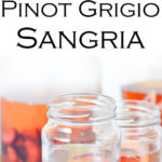 Plum Pinot Grigio Sangria Recipe - Easy Drink for Entertaining. This white wine sangria recipe comes together quickly and is an easy drink recipe for summer. Great entertaining recipe as well!