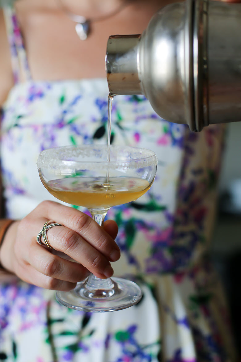 Rhubarb Gin Cocktail for Summer