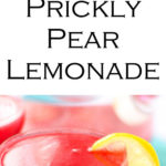 Prickly Pear Lemonade Recipe Made w. Cactus Pears. Looking for a fun lemonade recipe, a recipe for prickly pears, or a fun cocktail mixer to serve at a party? Try this prickly pear lemonade. Mixed well with vodka, rum, gin, and whisky! #cocktails #mocktails #lemonade #drinks #drinkrecipe #foodblog #foodblogger