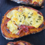Pumpkin Butter Toast w. Prosciutto & Gouda