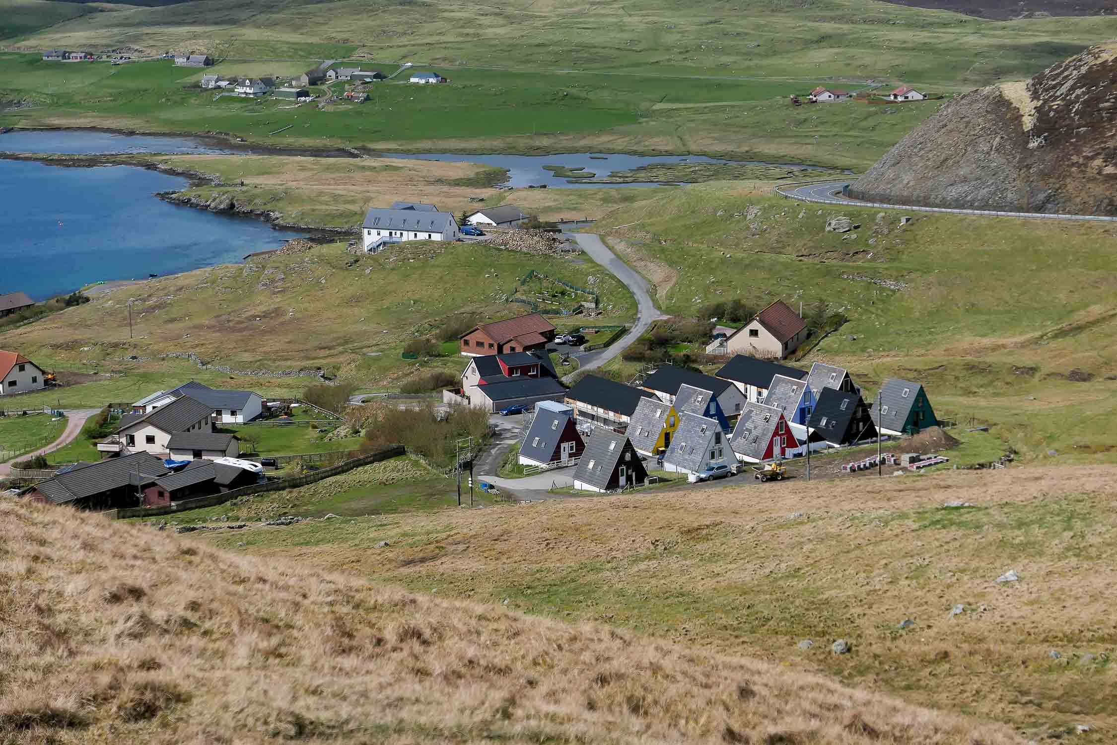 Shetland Isles + Orkney Islands Travel Guide - Town of Scalloway with Castle