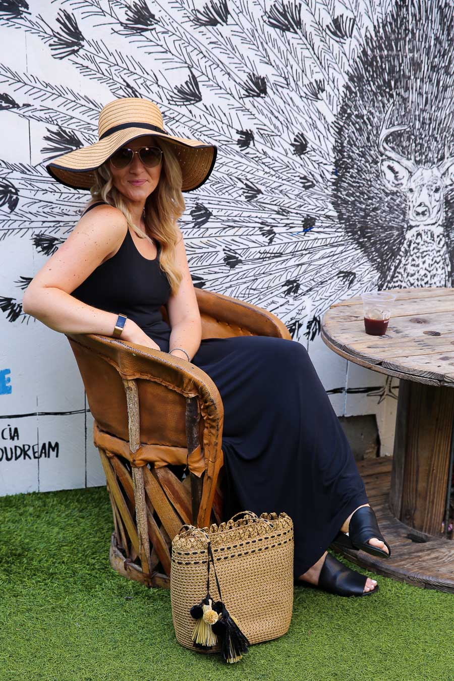 How to Style a Maxi Dress and Hat