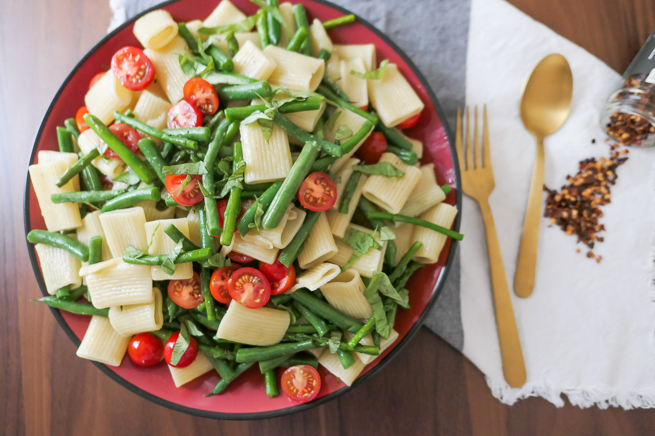 Summer Pasta with Green beans