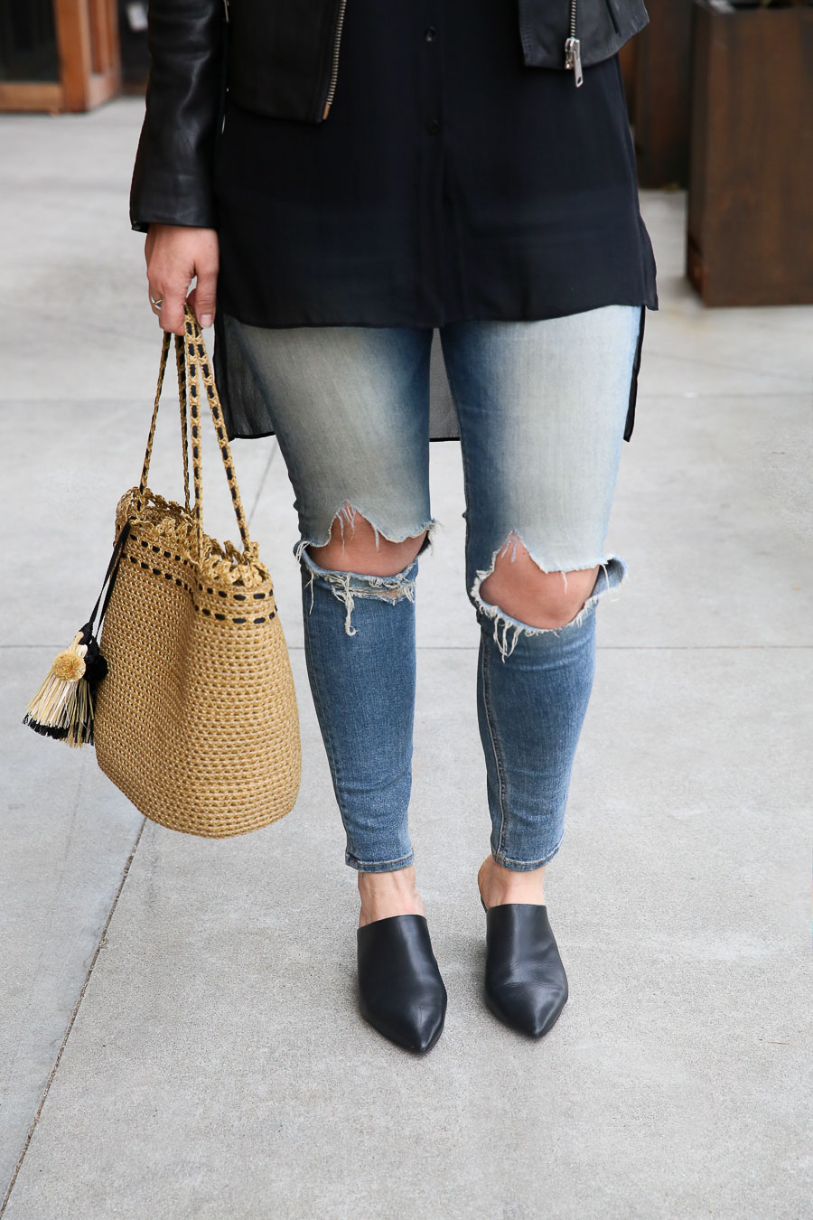 Short jacket on sale over long shirt
