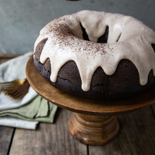 Mexican Chocolate Cake with Cinnamon Glaze