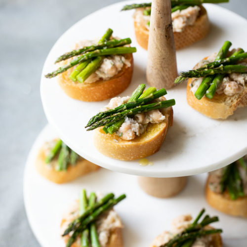 Cold Asparagus Appetizer - Asparagus Crostini