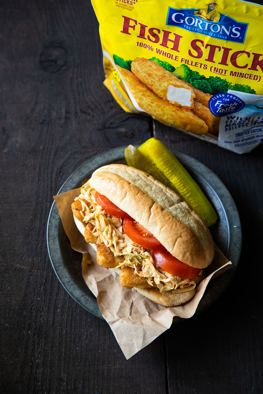 Fish Po' Boys w. Cajun Slaw Recipe