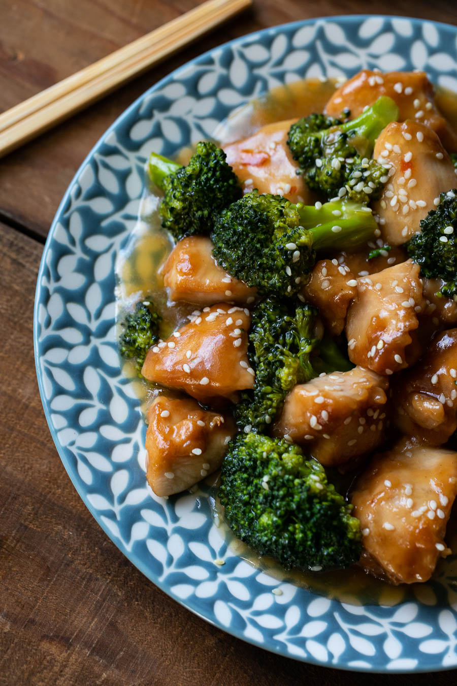 Healthy Sesame Chicken with Broccoli