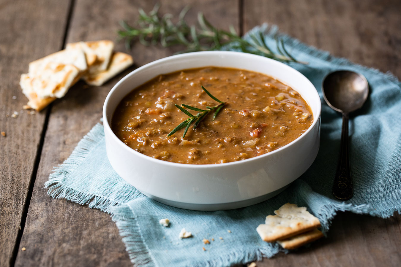 Healthy Vegan Lentil Soup - One Pot Lentil Soup