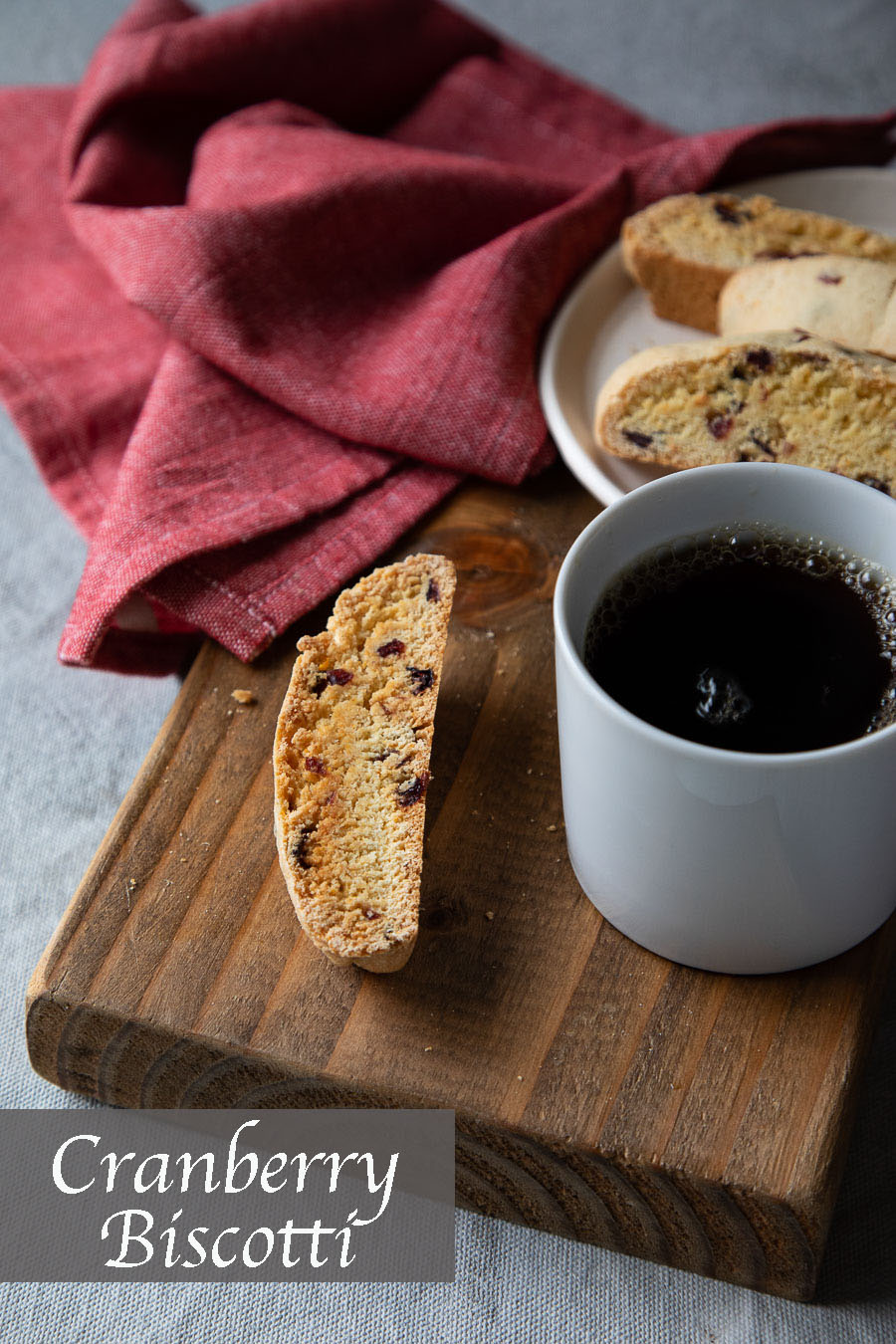 Cranberry Biscotti Recipe. A healthy biscotti recipe perfect for coffee or tea. This recipe is inspired by Italian cookies and are perfect for a snack. #lmrecipes #cookies #biscotti #baking