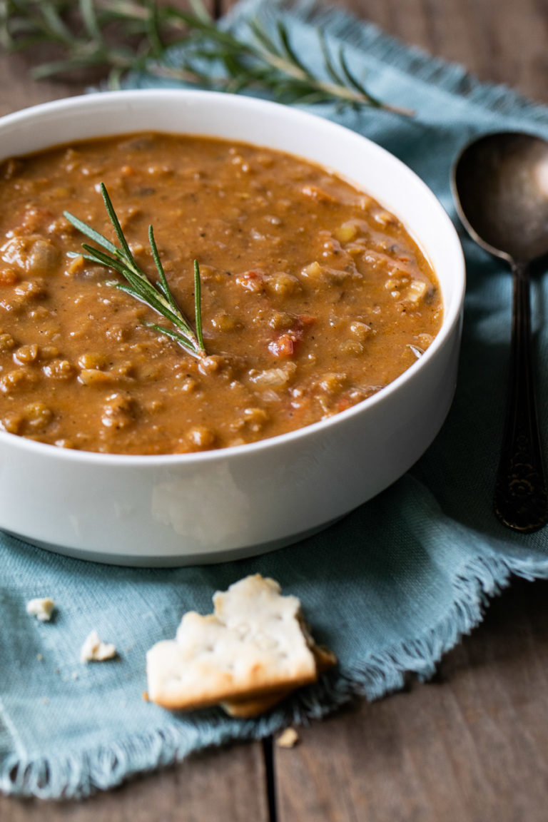 Vegan Lentil Soup {One Pot Recipe} | Luci's Morsels