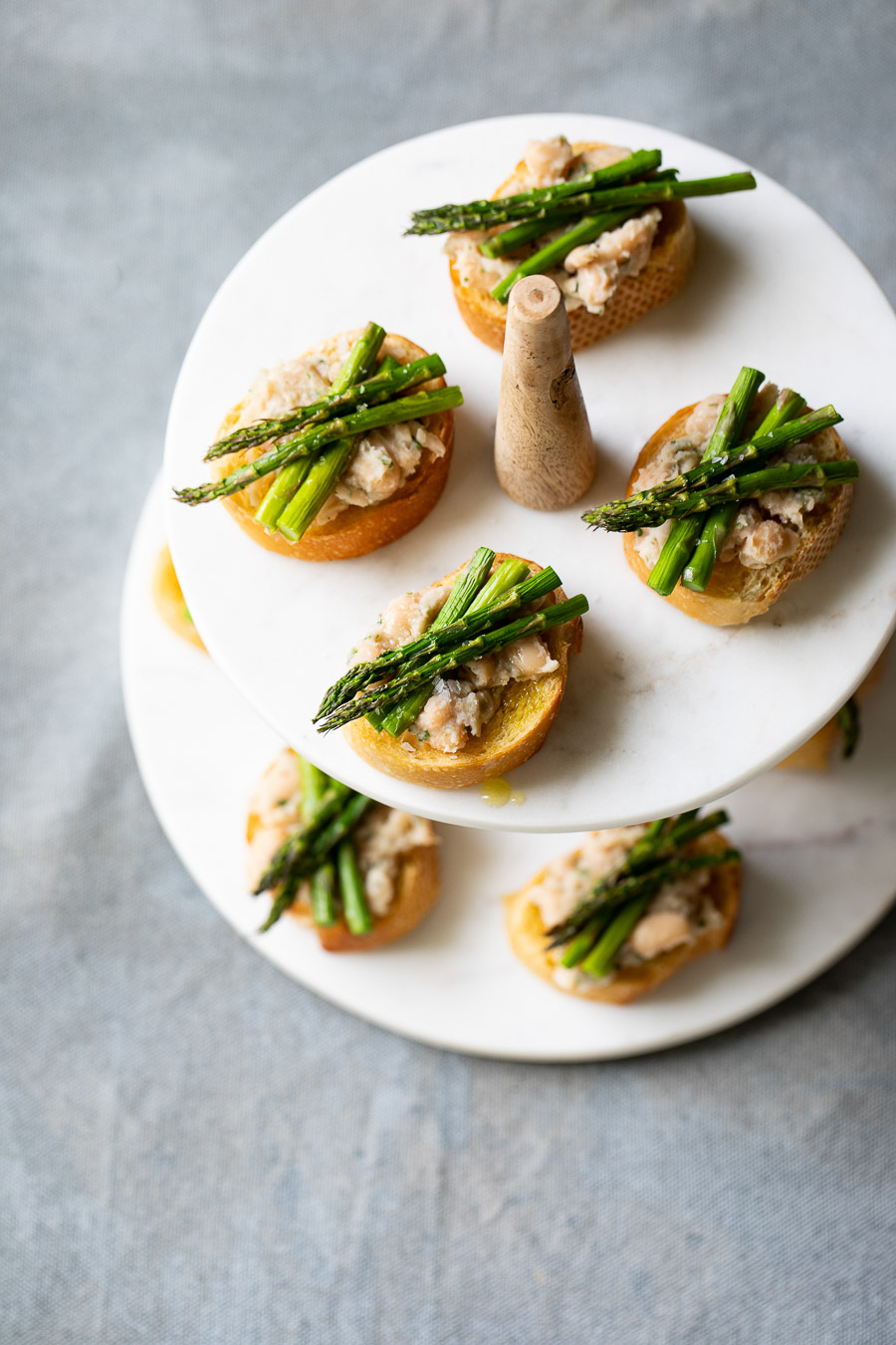 Cold Asparagus Appetizer - Asparagus Crostini