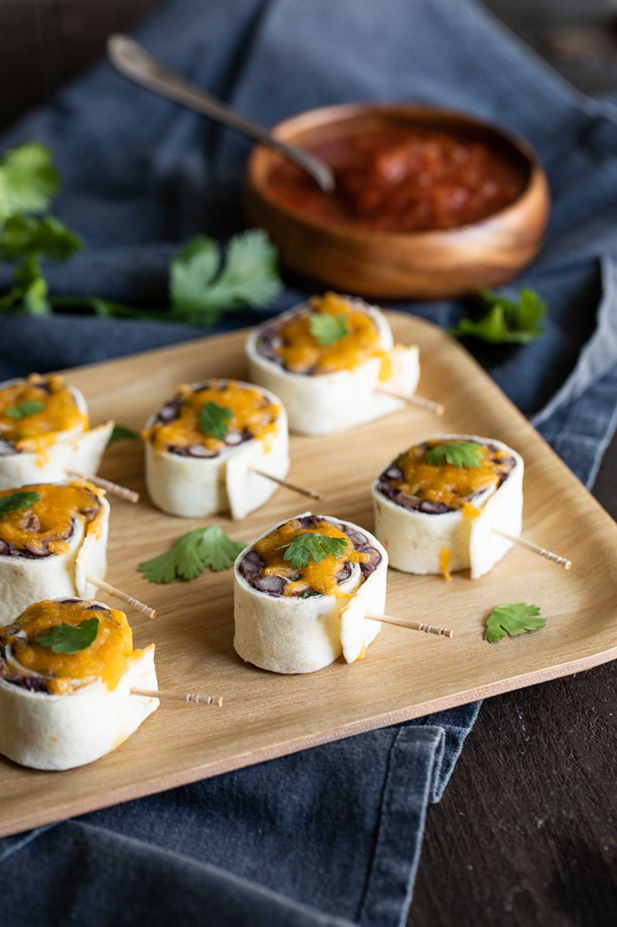 Mexican Pinwheels Appetizer