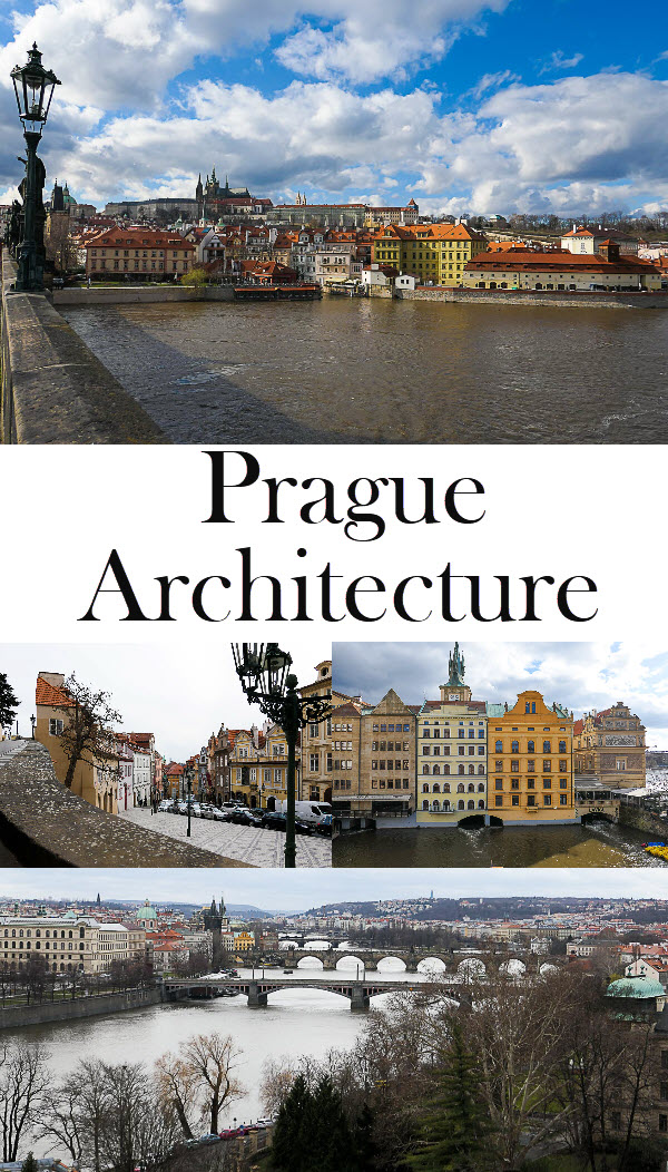 Prague Architecture Photos. See St. Vitus Cathedral, St. Nicholas, and the Spanish Synagogue. This intro to a Prague travel guide offers food suggestions, how to avoid some crowds, and where to stay in Prague. #travel #travelguide #czech #prague #europe