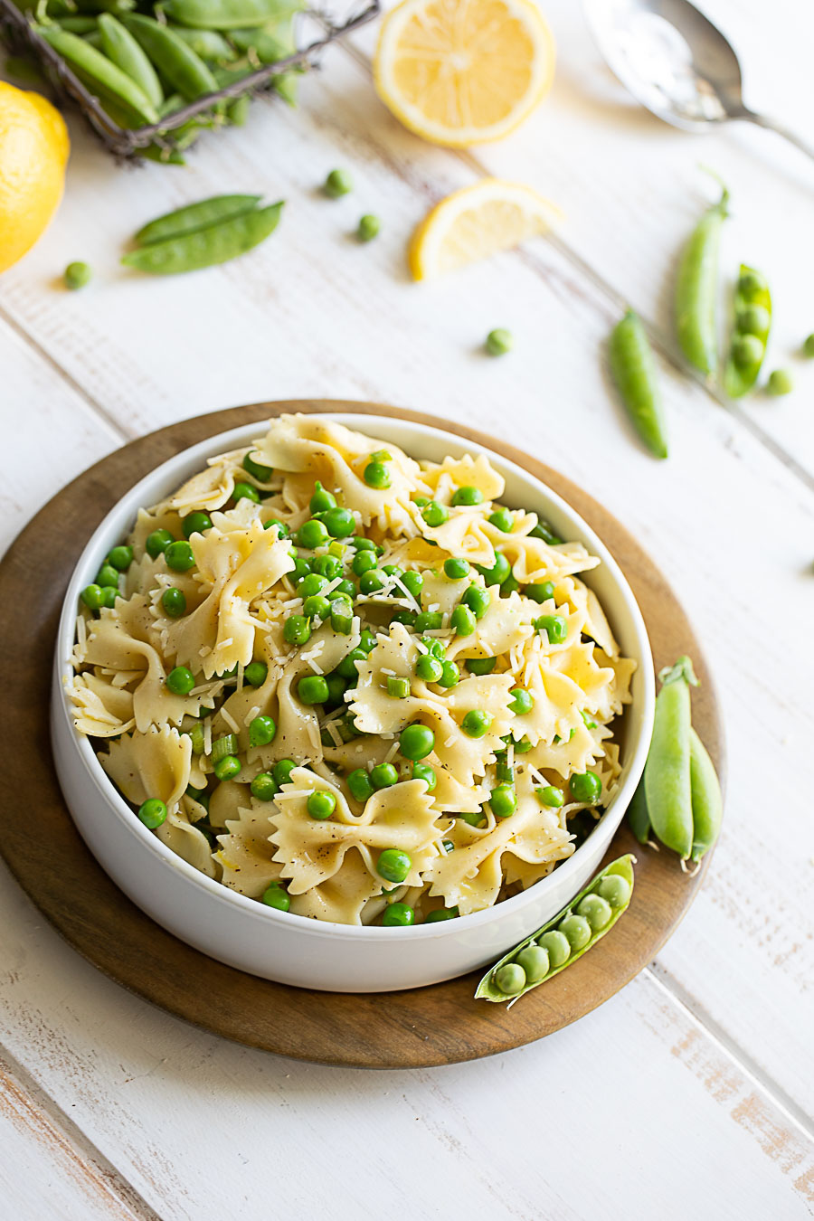 Healthy Bowtie Pasta Salad - Pea Pasta Salad