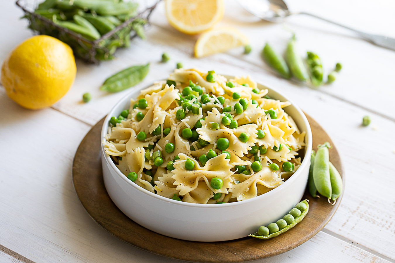 Healthy Bowtie Pasta Salad - Pea Pasta Salad