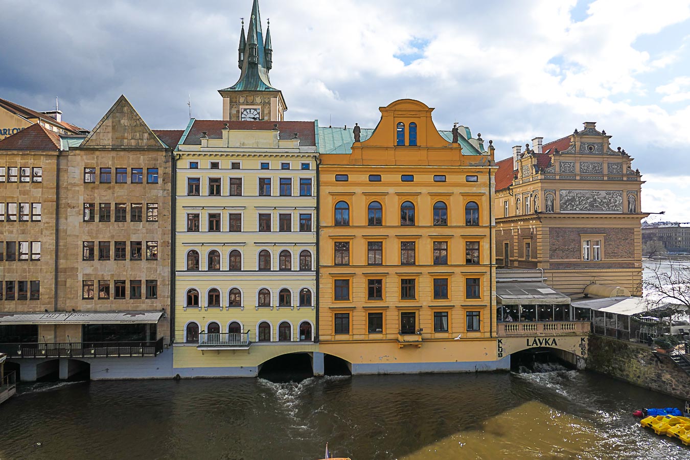 Prague Architecture Photos - Vltava River