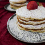 Fluffy Lemon Strawberry Pancakes