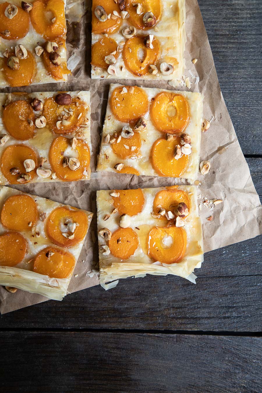 Apricot Tart with Phyllo Dough