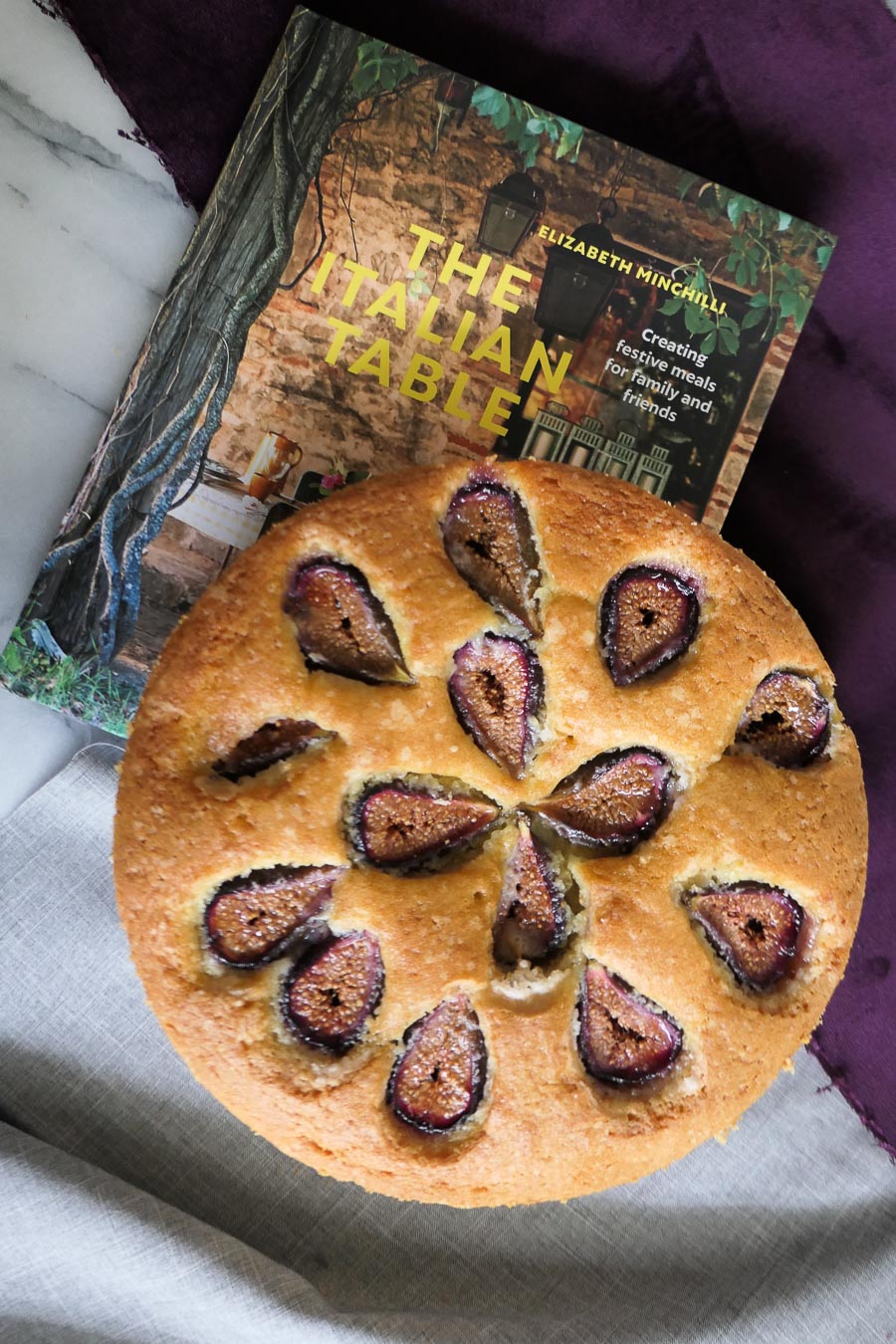 Butter Cake with Fresh Figs