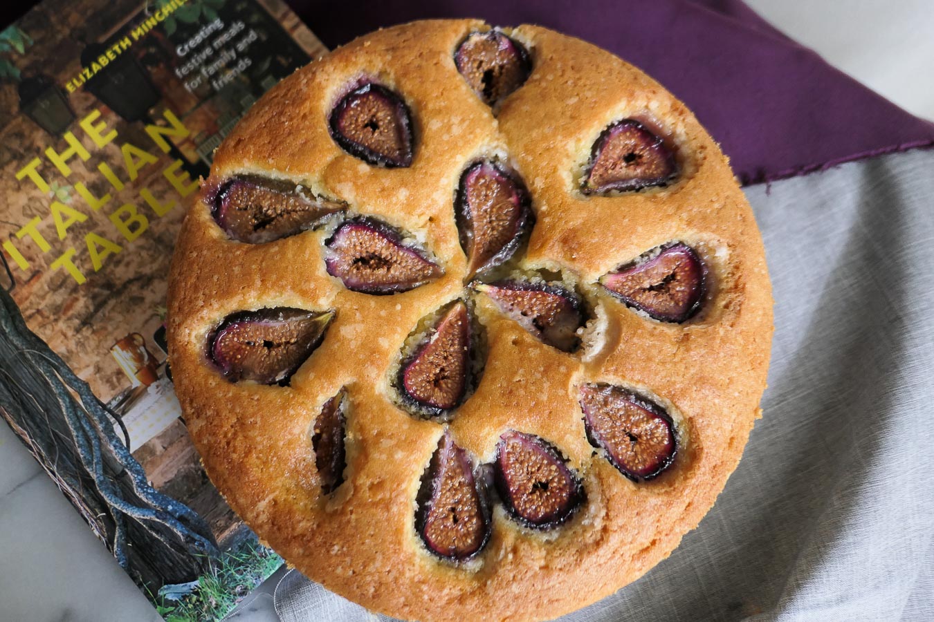 Butter Cake with Fresh Figs