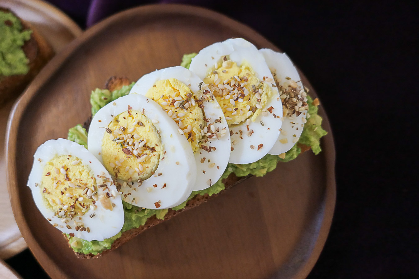 Hard Boiled Egg Avocado Toast