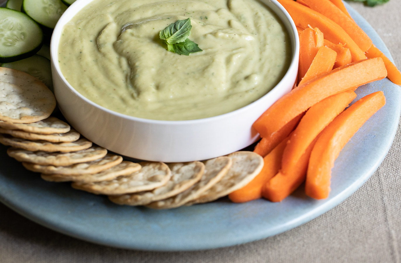 Homemade Herb Hummus