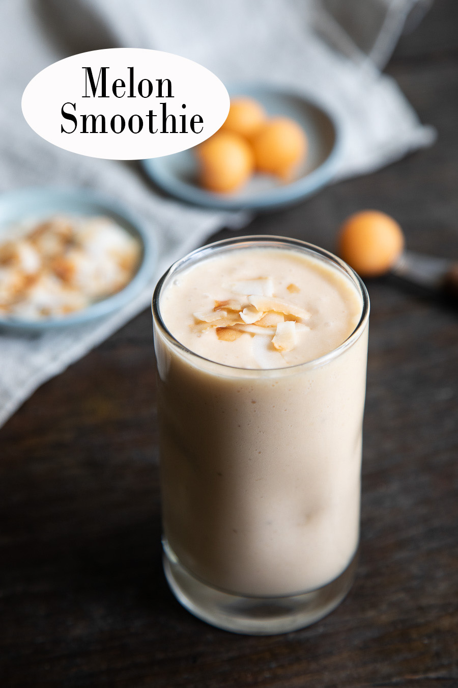 This melon smoothie is perfect for summer fruits. Start your day or refresh your afternoon with this cantaloupe smoothie recipe. It's <a href=