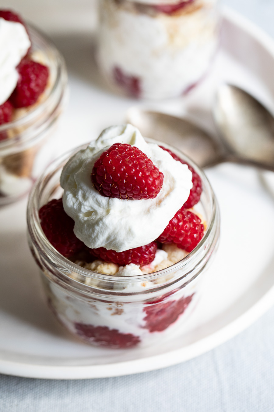 Individual Raspberry Shortcake Trifles