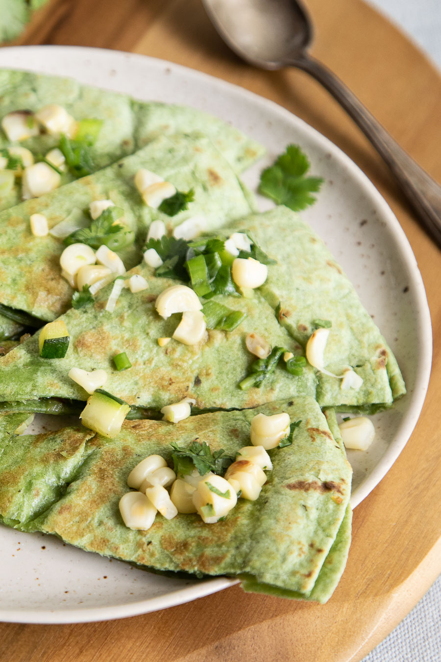 Hot Weather Dinner Ideas - Zucchini Quesadillas