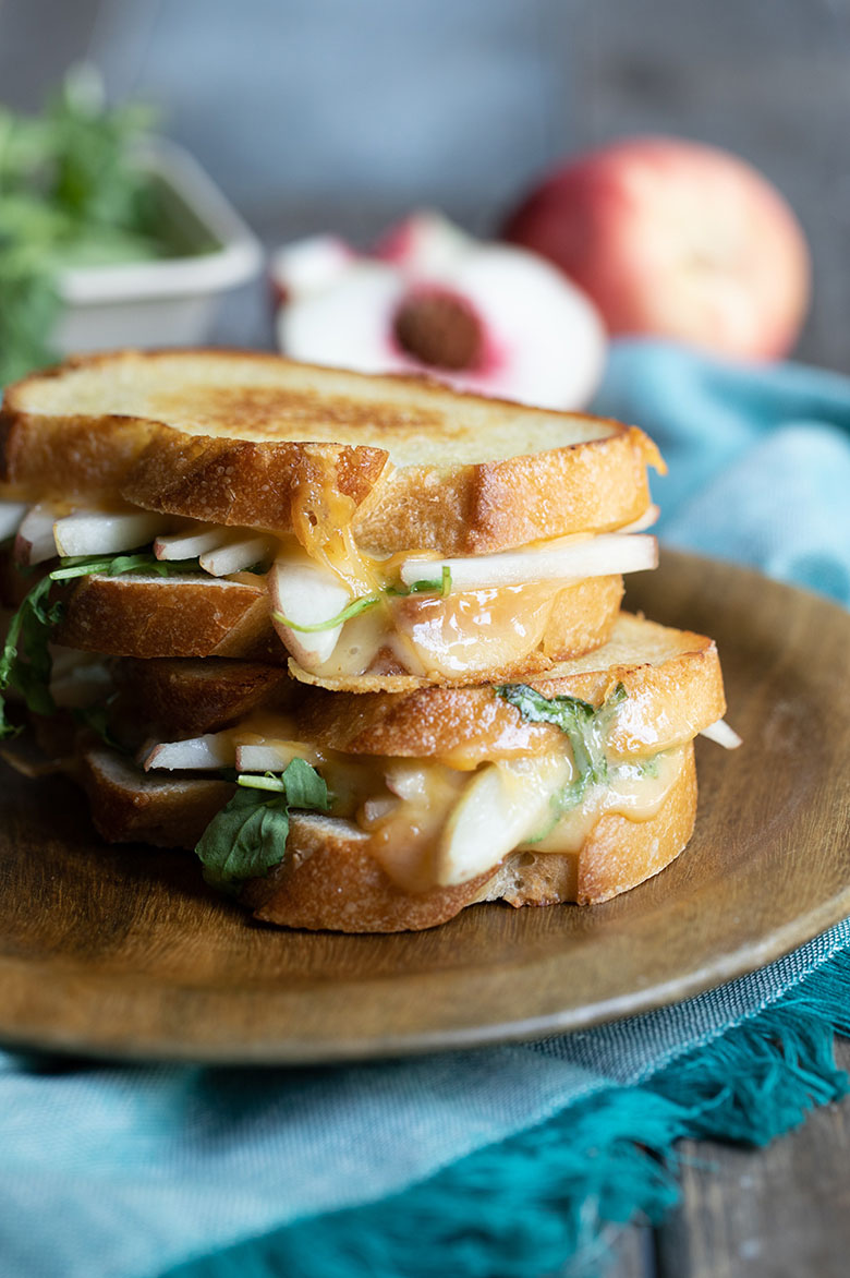 Peach Grilled Cheese