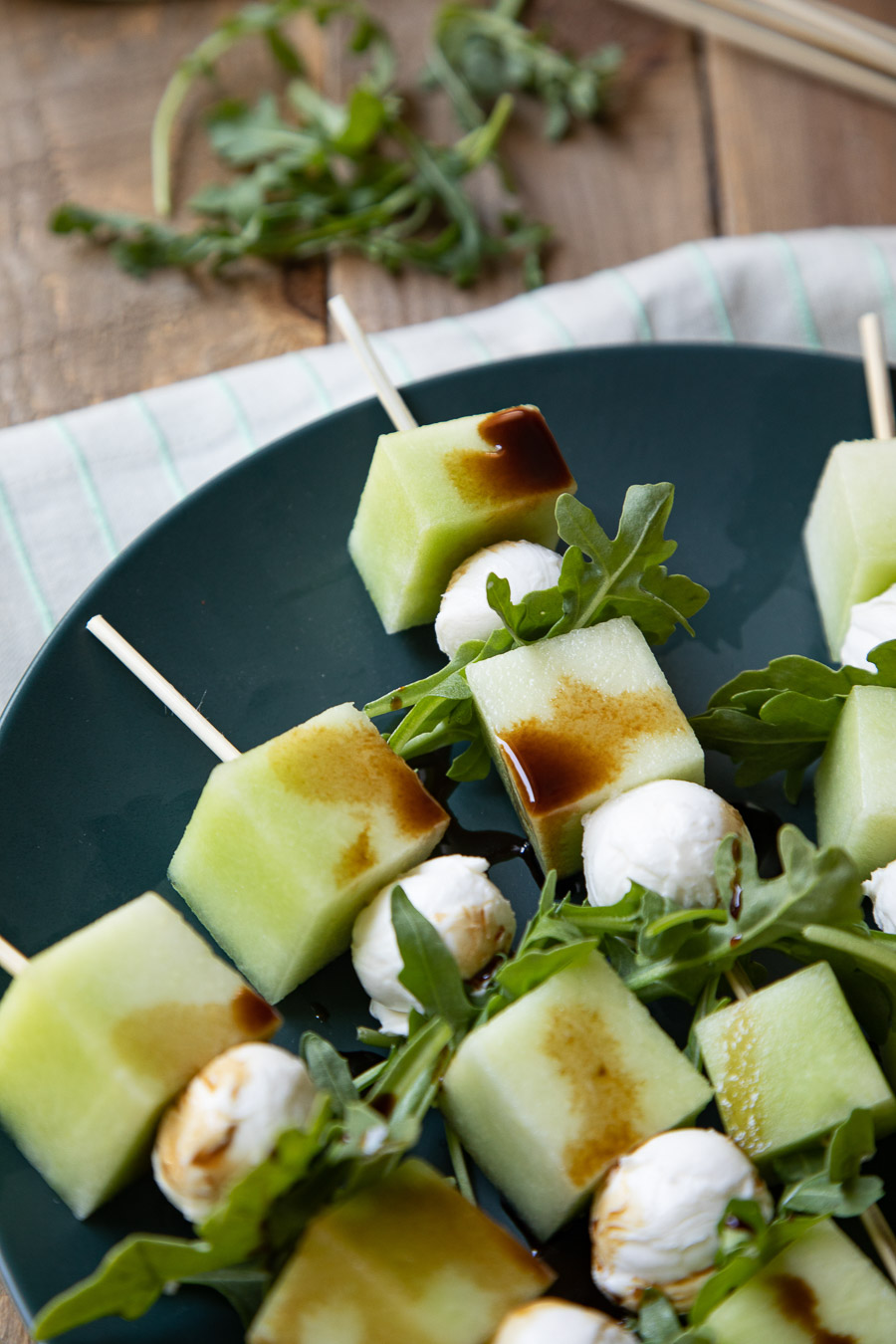 Honeydew Melon Appetizer Skewers