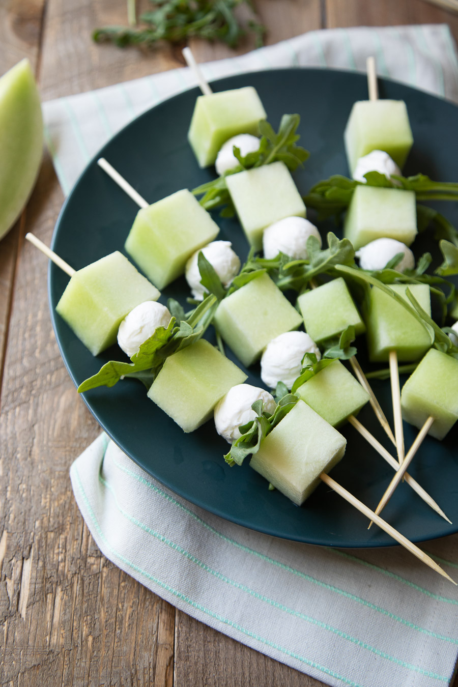 Honeydew Melon Appetizer Skewers