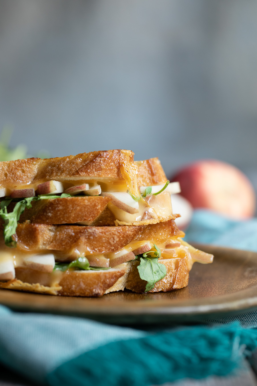 Peach Grilled Cheese