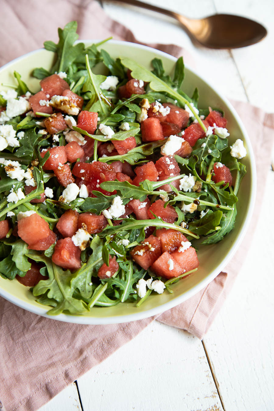 Watermelon Arugula Salad