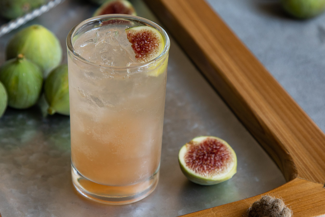 Fall Vodka Cocktail with Fresh Figs