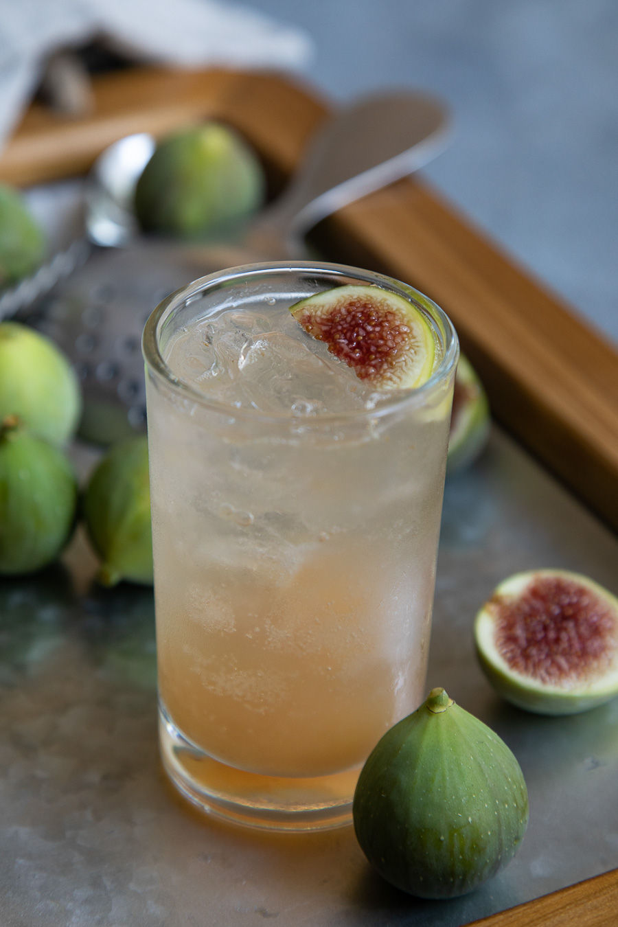 Fig Vodka Spritzer Cocktail