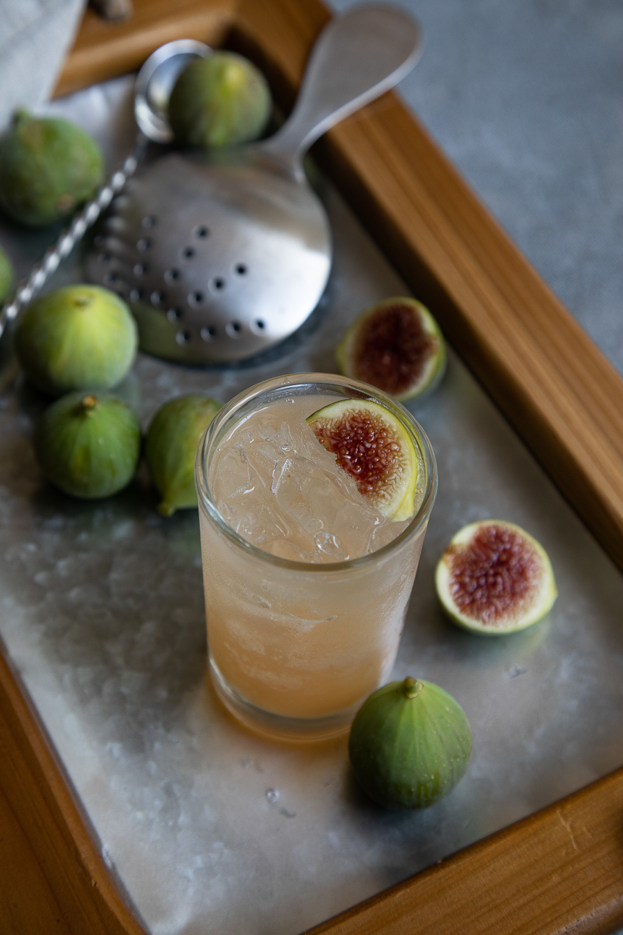 Fall Vodka Cocktail with Fresh Figs