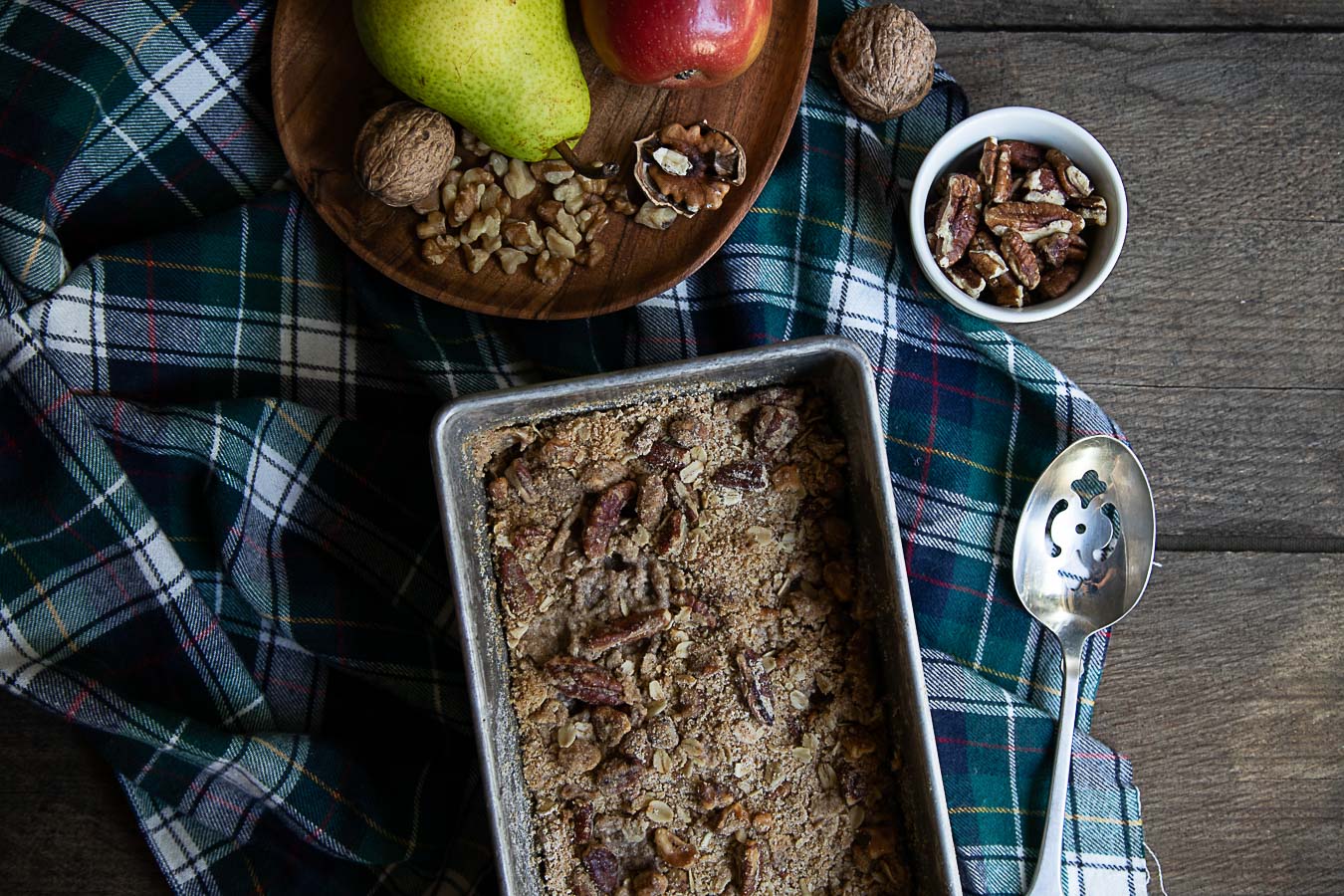 Double Nut Pear Apple Crisp