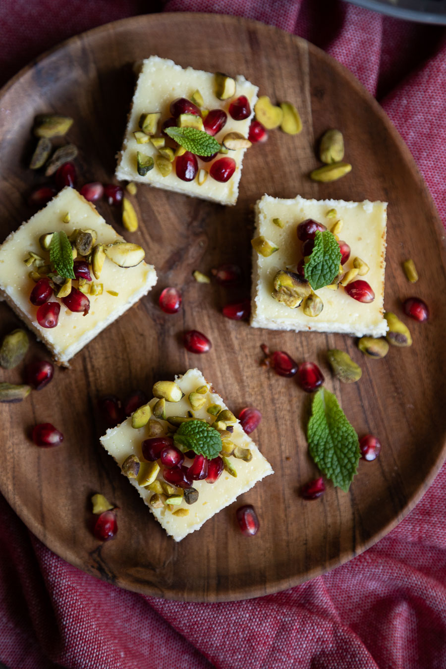 Christmas Cheesecake Bars