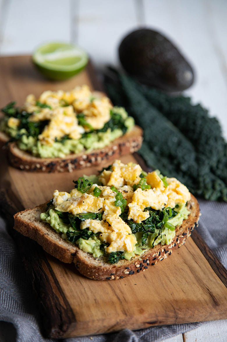 Kale Breakfast Toast