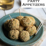 Enjoy this veggie balls. Finely shredded and chopped veggies mixed with cannellini beans for a delicious vegan party appetizer. A great game day appetizer! #lmrecipes