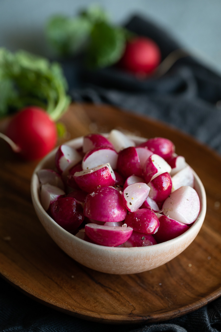 Roasted Radishes - Low FODMAP side dish =