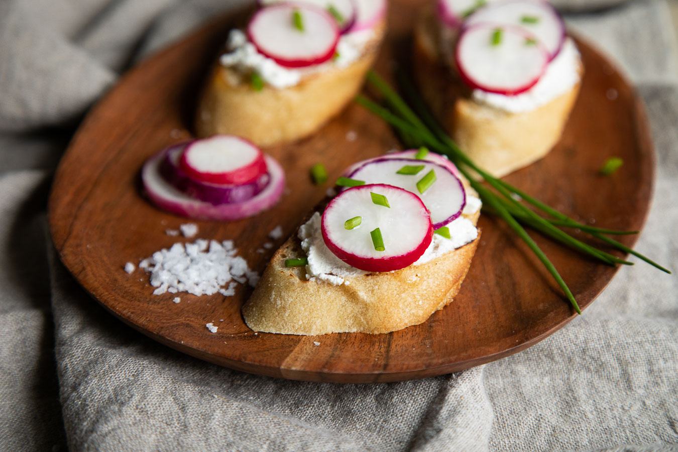 Raw Radish Appetizer