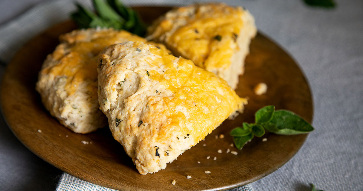 Cheddar & Fresh Herb Scones Recipe Luci's Morsels