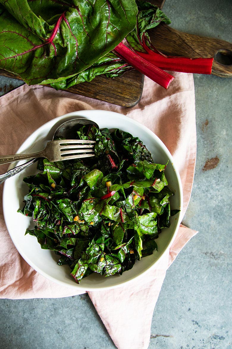 Swiss Chard w. Ginger