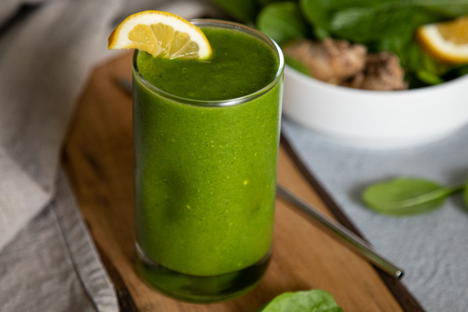 Ginger Smoothie with Spinach & Banana Dairy Free