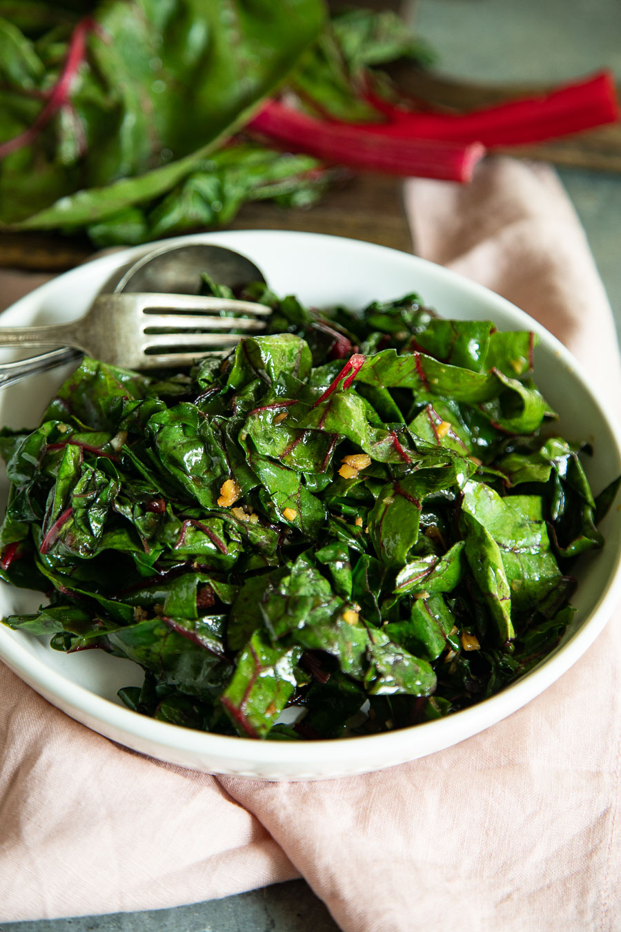 Swiss Chard with Ginger