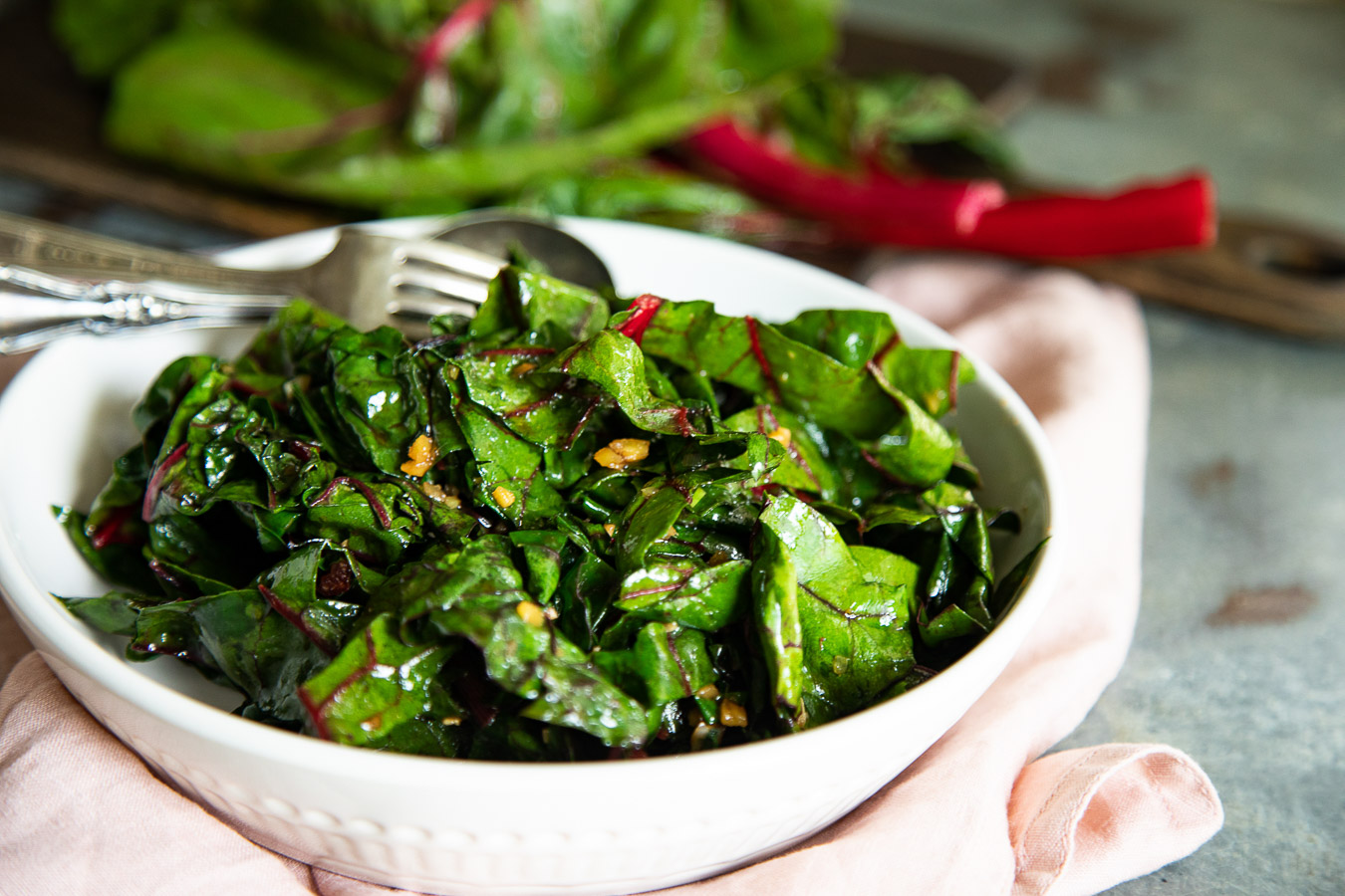 Swiss Chard with Ginger