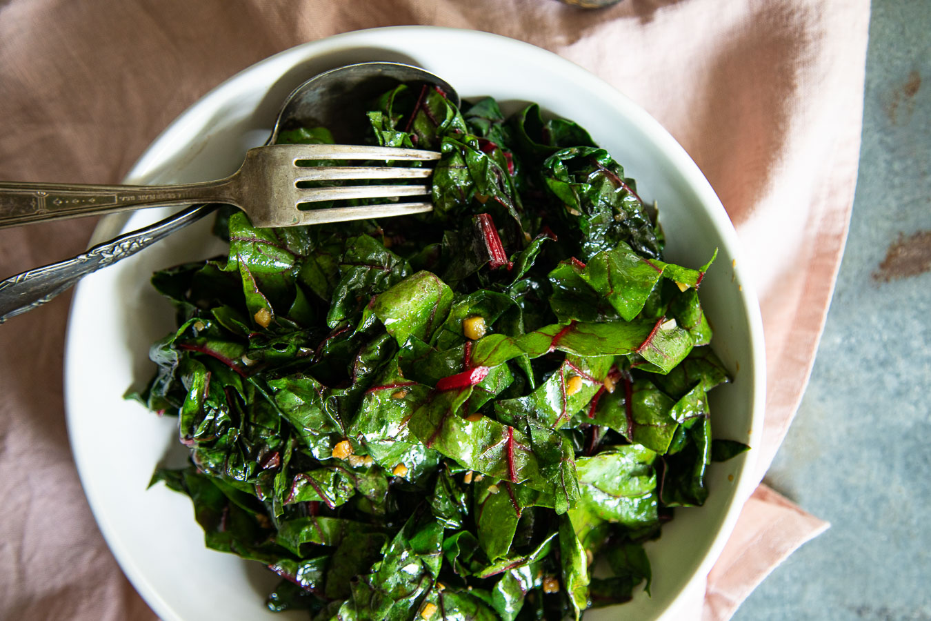 Swiss Chard with Ginger